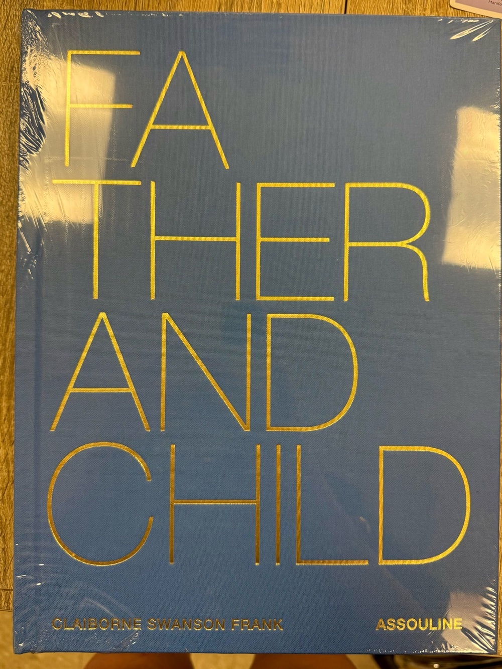 Assouline Blue "Father and Child"  Book